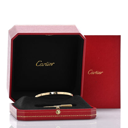 Cartier 18K Yellow Gold Small LOVE Bracelet 17 8 of 8