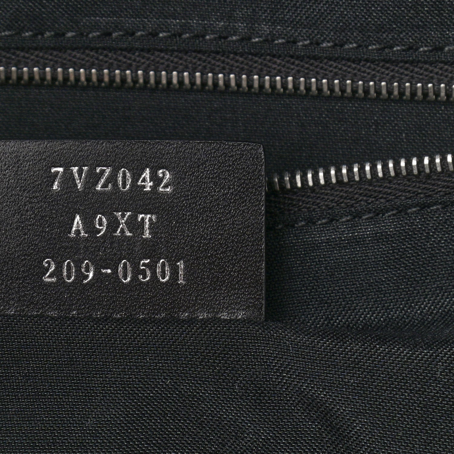 Fendi Glazed Fabric Nylon FF 1974 Diagonal Pouch Pocket Backpack Black Sunflower 7 of 9