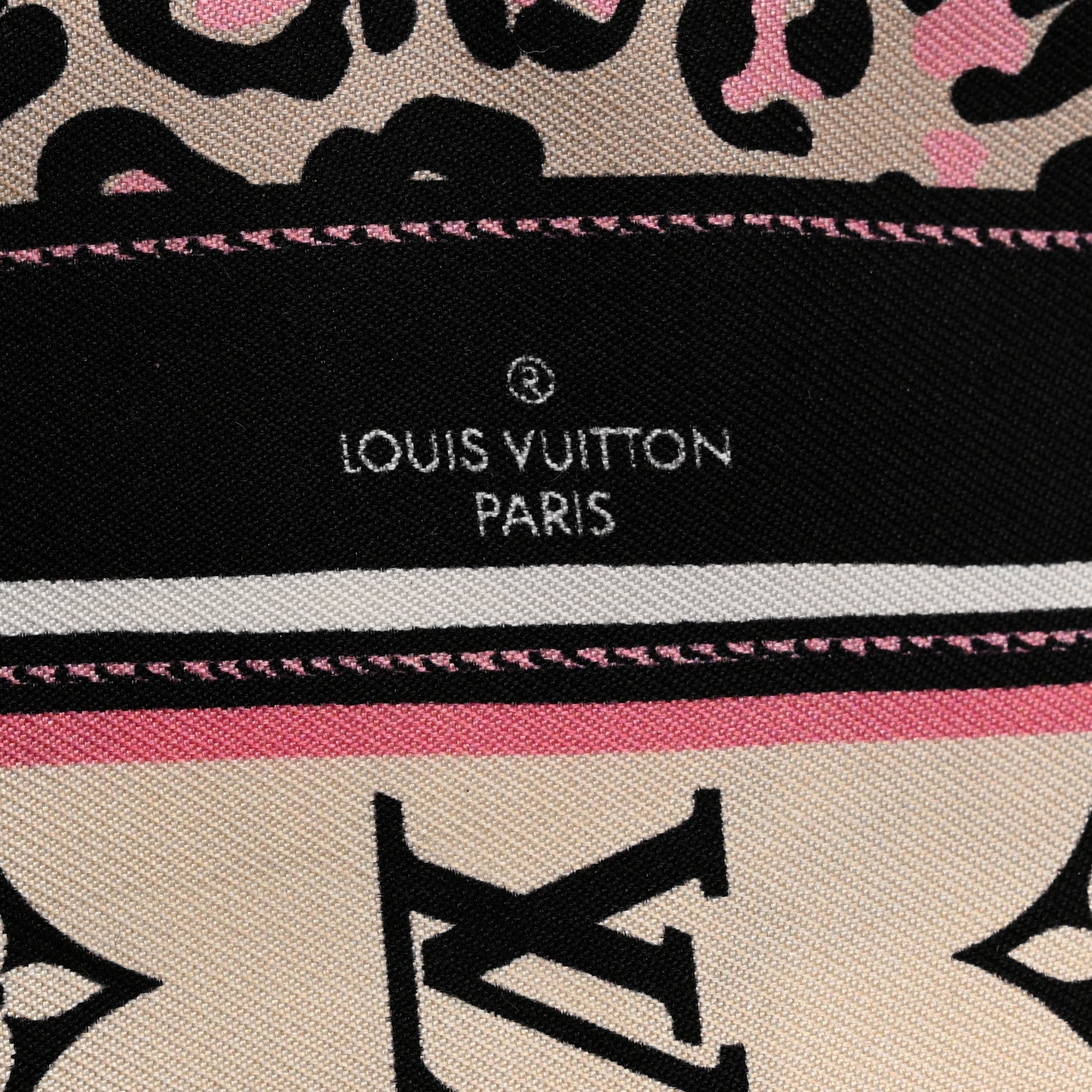 Louis Vuitton Silk Monogram Wild At Heart Bandeau Cream 3 of 6