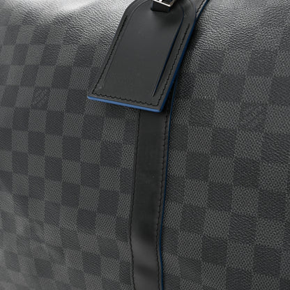 Louis Vuitton Damier Cobalt Keepall Bandouliere 55 11 of 15