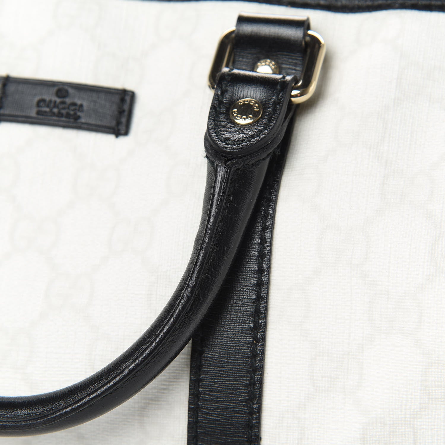 Gucci GG Plus Monogram Medium Joy Boston White Black 13 of 13