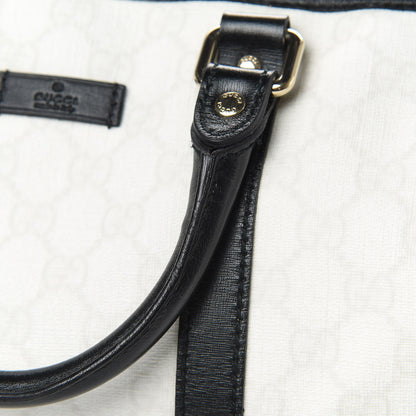 Gucci GG Plus Monogram Medium Joy Boston White Black 13 of 13