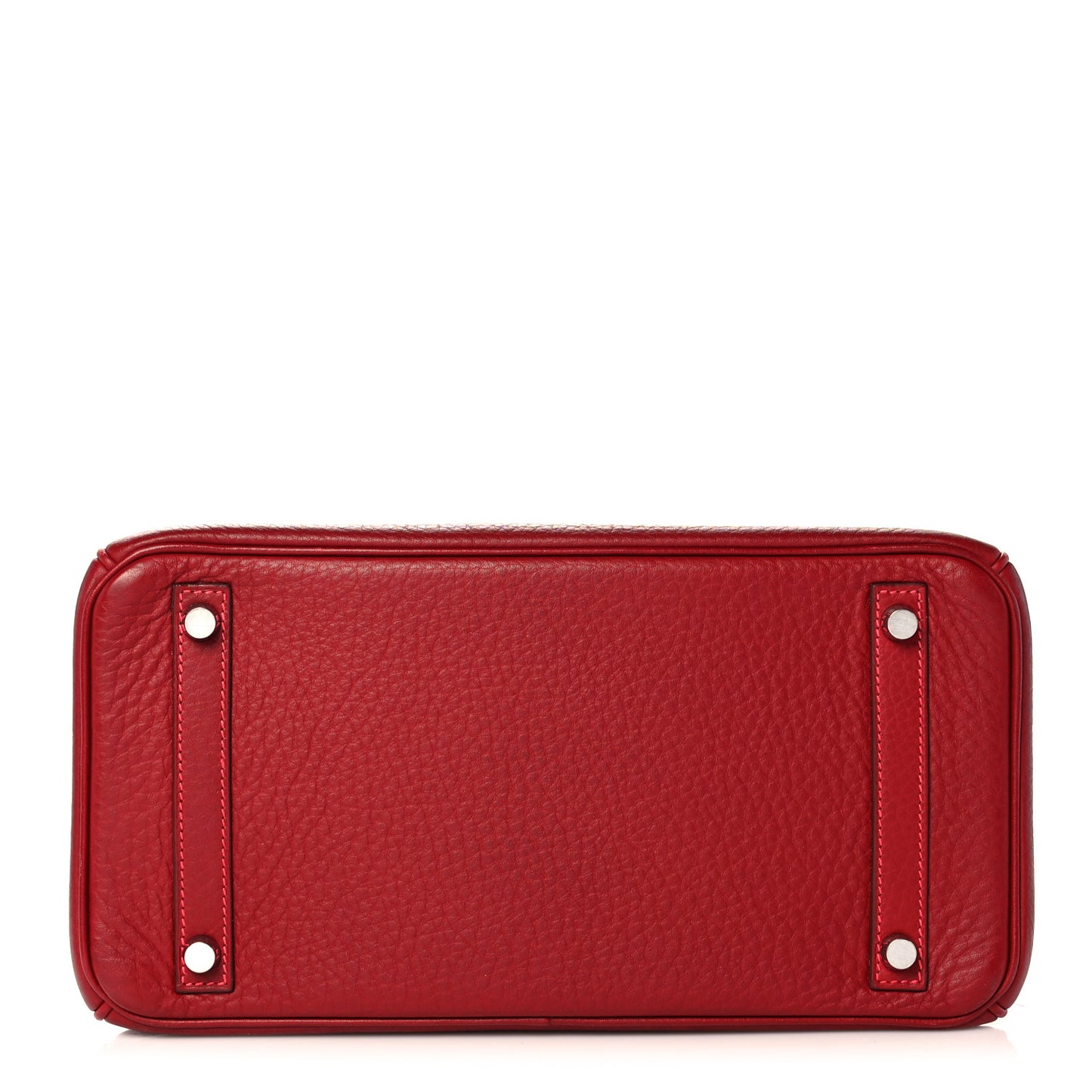 Taurillon Clemence Birkin 30 Rouge Vif