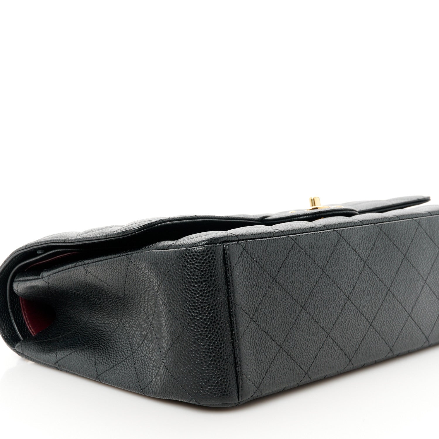 Chanel Caviar Quilted Maxi Double Flap Black 10 of 12