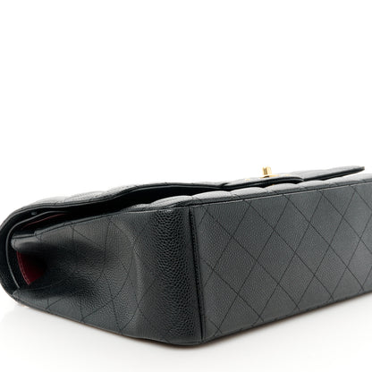 Chanel Caviar Quilted Maxi Double Flap Black 10 of 12