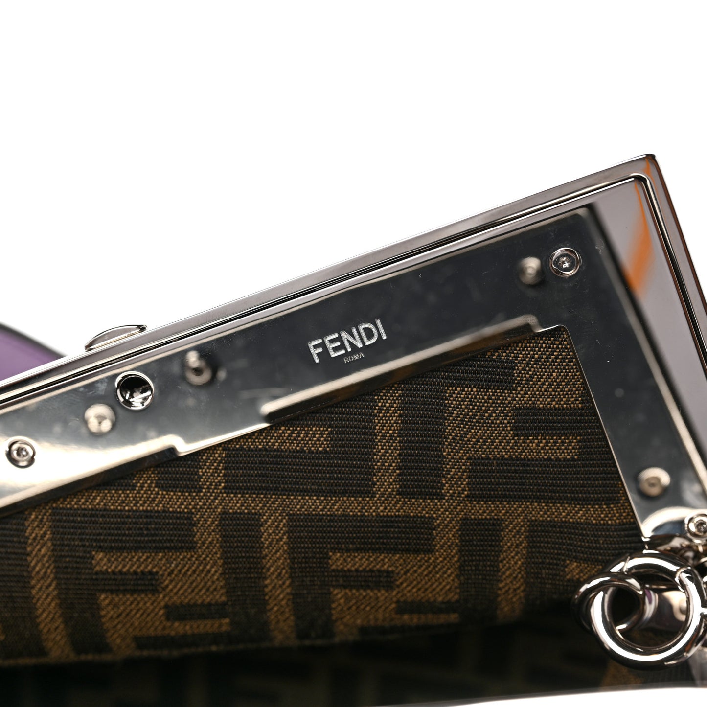 Shiny Nappa Medium Fendi First Multicolor