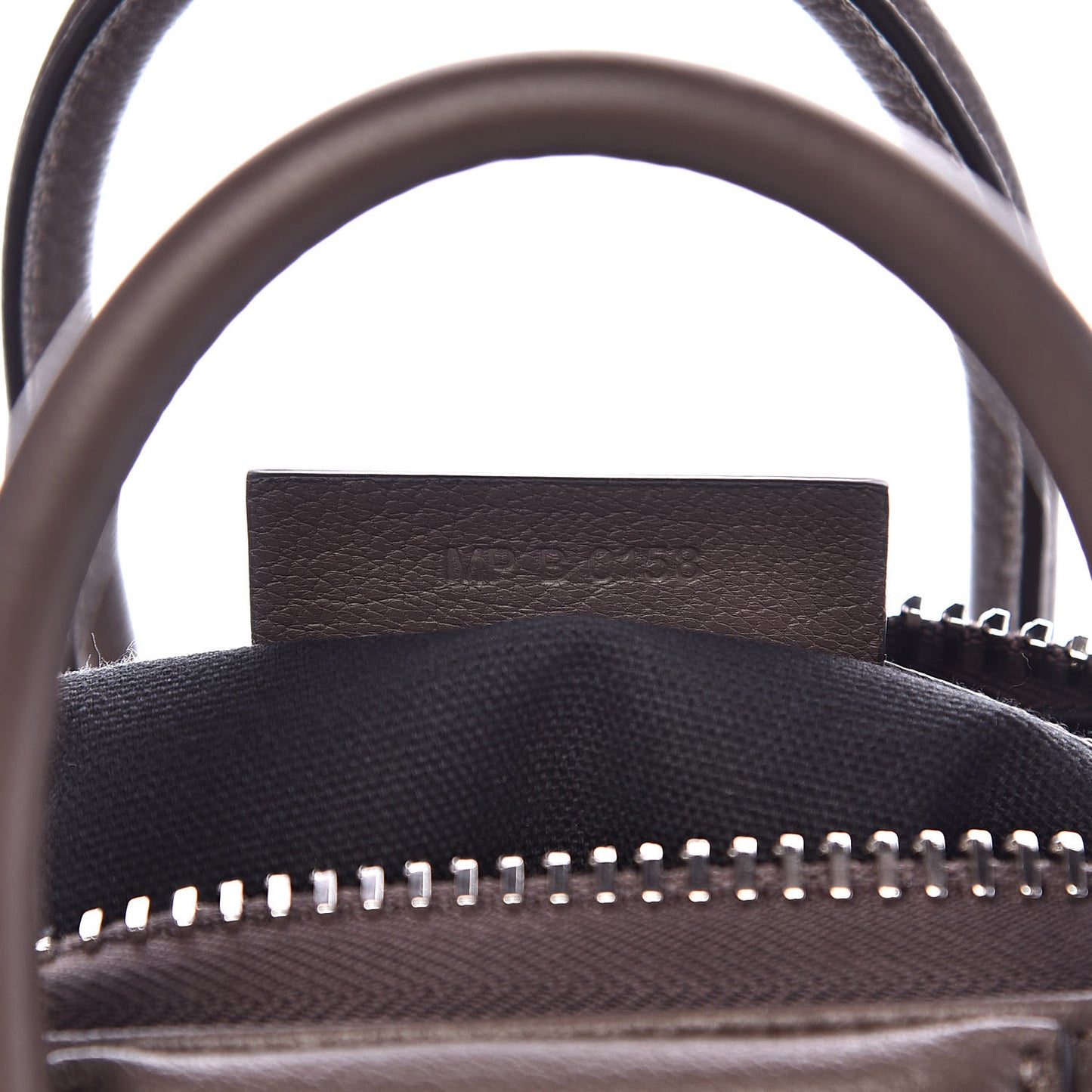 Sugar Goatskin Mini Antigona Heather Grey