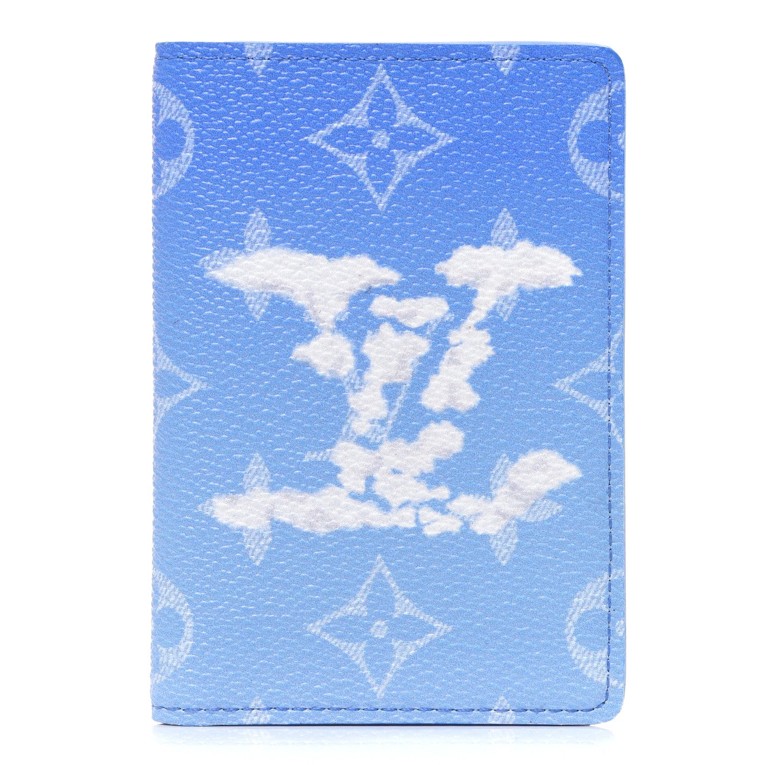 Louis Vuitton Monogram Clouds Pocket Organizer Blue 2 of 15