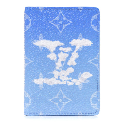 Louis Vuitton Monogram Clouds Pocket Organizer Blue 2 of 15