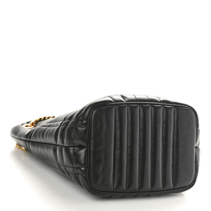 Burberry Lambskin Quilted Small Lola Bucket Bag Black 4 of 9