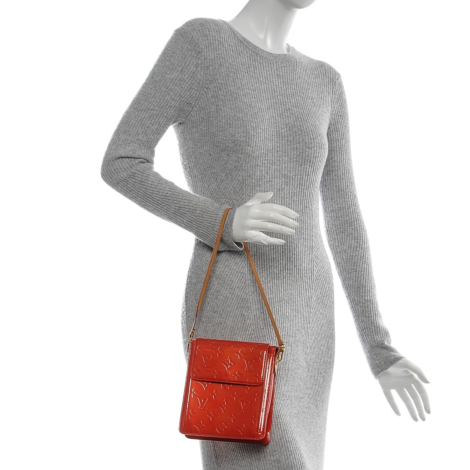 Louis Vuitton Vernis Mott Rouge 2 of 7