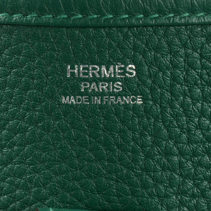 Hermes Taurillon Clemence Evelyne III PM Malachite 7 of 16