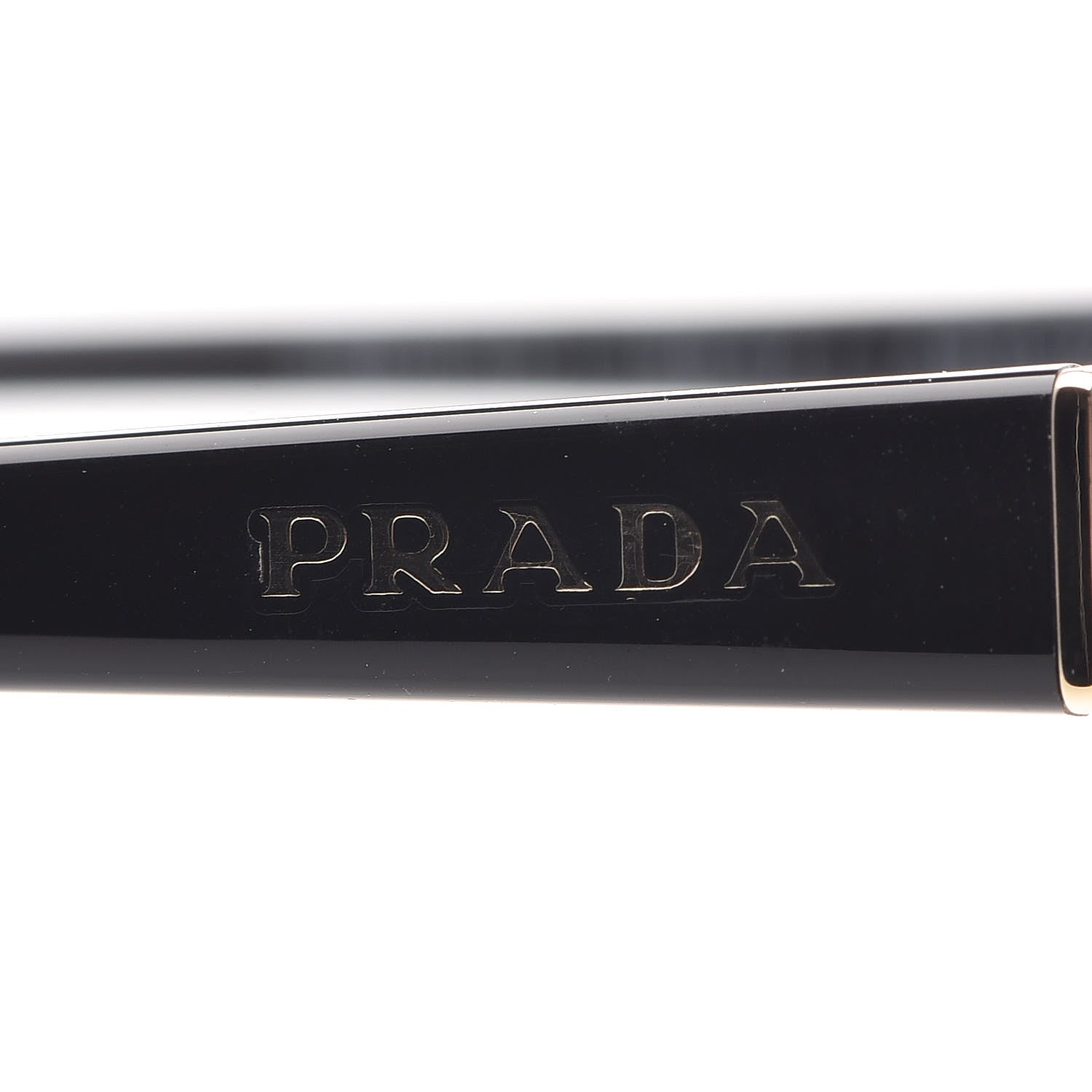 Prada Polarized Sunglasses SPR01O Black 8 of 10