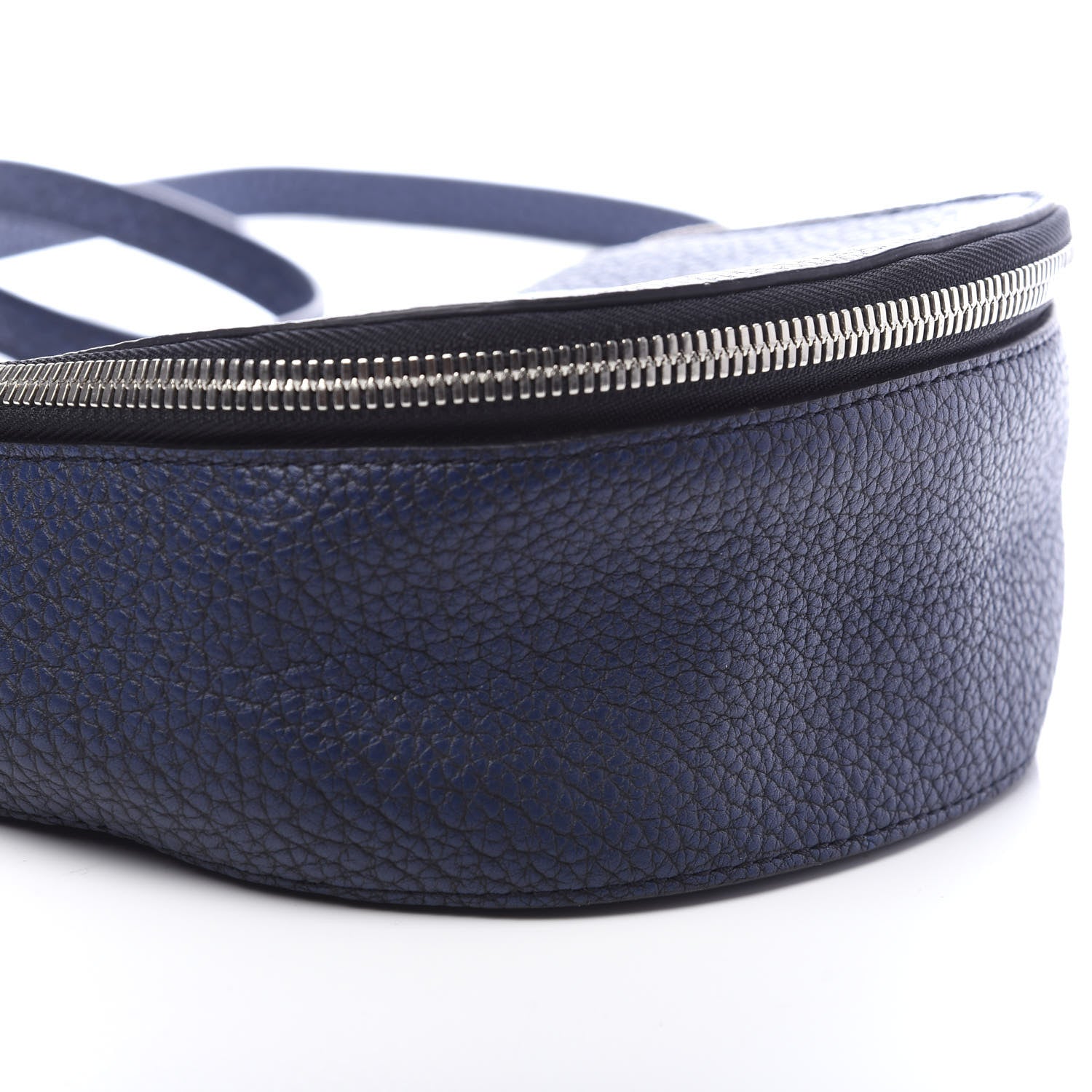 Burberry Grained Calfskin Small Zip Crossbody Bag Navy 8 of 9
