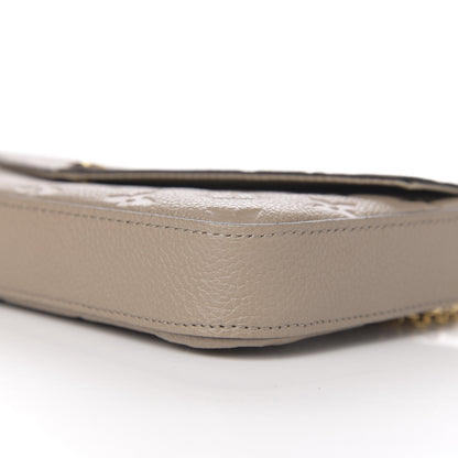 Louis Vuitton Empreinte Pochette Felicie Chain Wallet Tourterelle 10 of 13