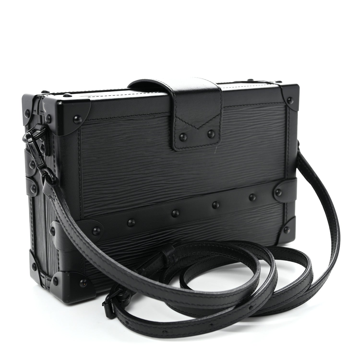 Louis Vuitton Epi Monochrome Petite Malle Black 3 of 12