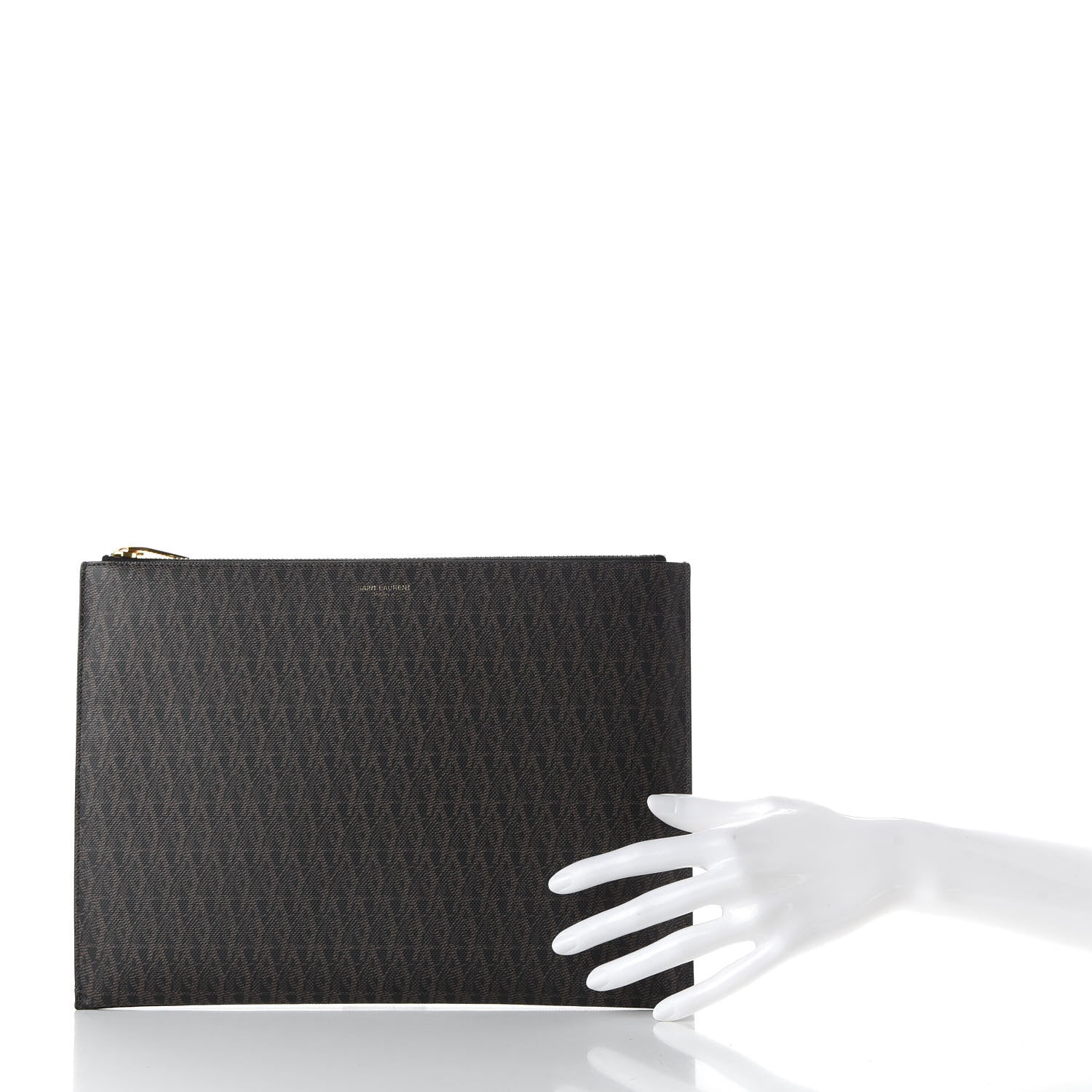 Saint Laurent Toile Classic Monogram iPad Holder 2 of 8