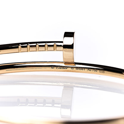 Cartier 18K Yellow Gold Small Juste Un Clou Bracelet 15 4 of 5