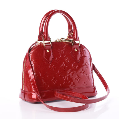 Louis Vuitton Vernis Alma BB Pomme D'Amour 2 of 9