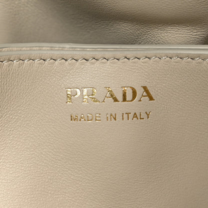 Prada Nappa Small Dada Shoulder Bag Ivory 6 of 10
