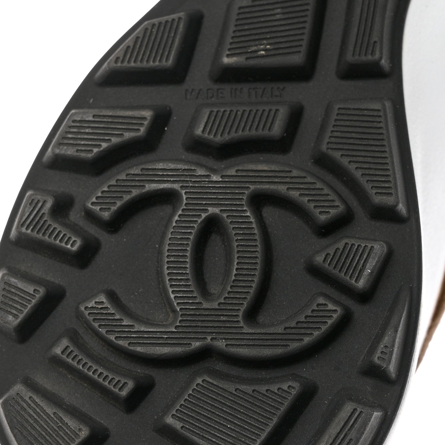 Chanel Suede Goatskin CC Sneakers 39 Dark Beige 8 of 11