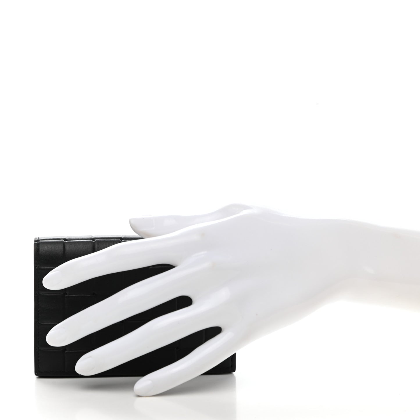 Nappa Intrecciato Card Holder Black
