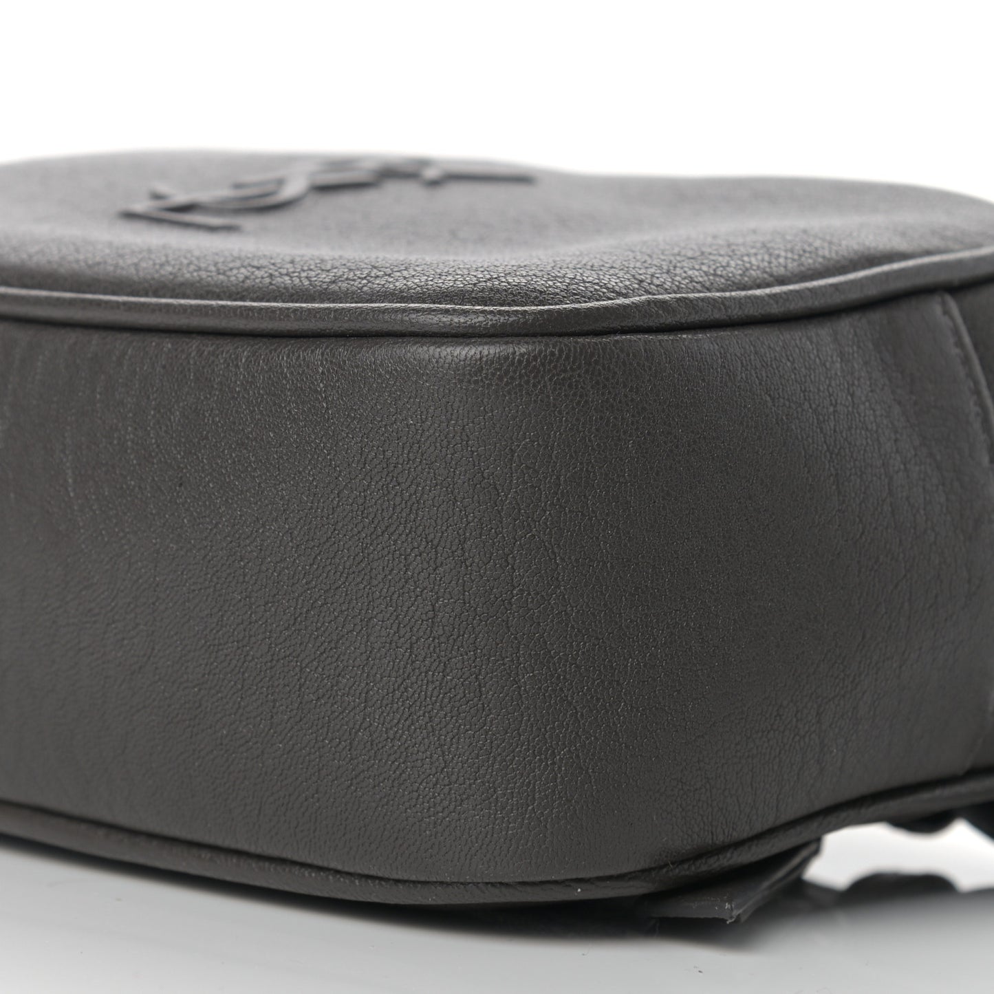 Lambskin Monogram Lou Belt Bag Asphalt