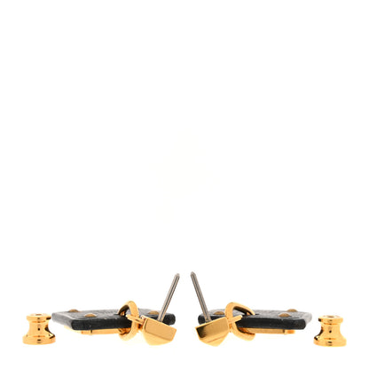 Hermes Swift As De Coeur Earrings Black 3 of 7