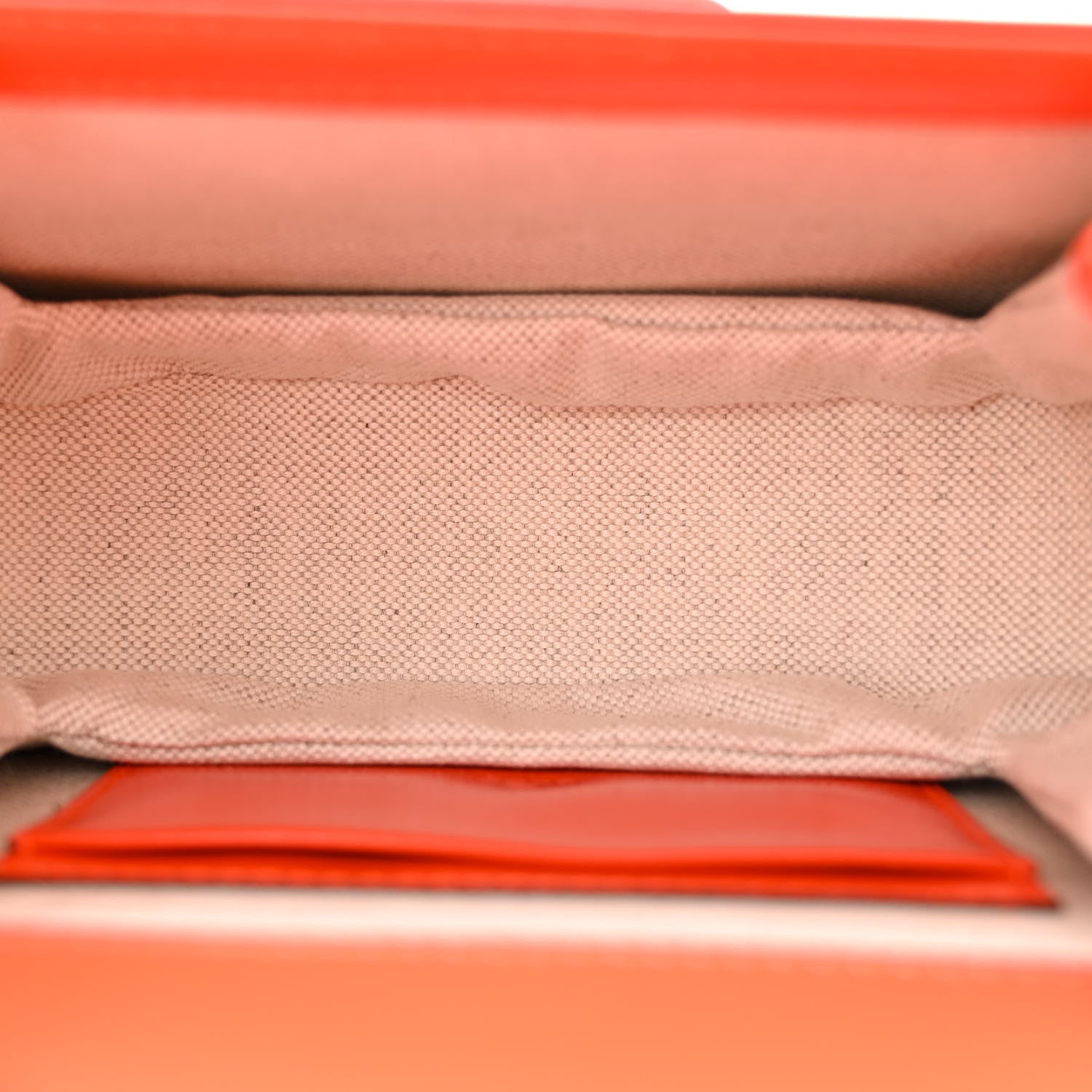 Gucci Boarded Dyana Lux Calfskin Web Mini Bamboo 1947 Top Handle Bag Calypso Orange 5 of 11