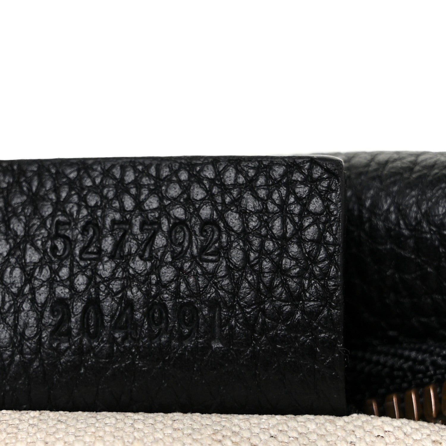 Gucci Grained Calfskin Small Logo Belt Bag Black 6 of 8