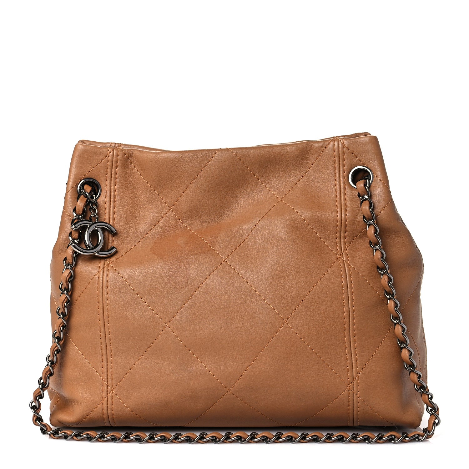 Chanel Lambskin Small Soft Touch Shoulder Bag Camel 1 of 12