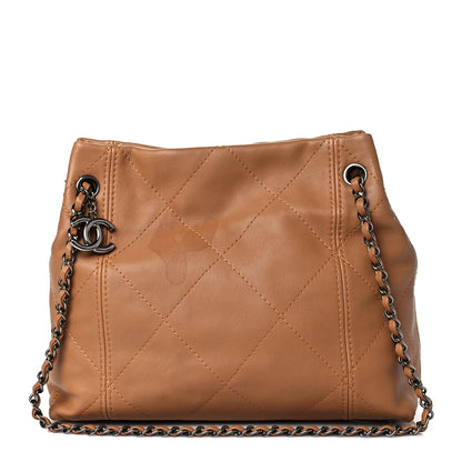 Chanel Lambskin Small Soft Touch Shoulder Bag Camel 1 of 12