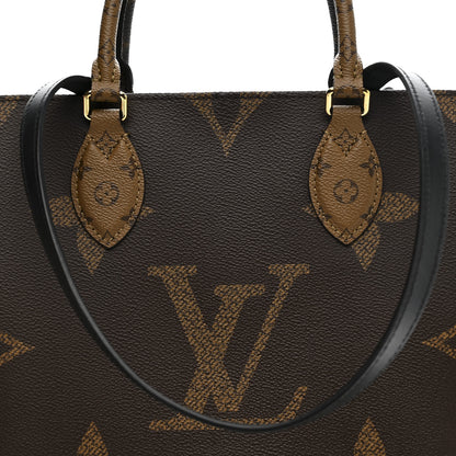 Louis Vuitton Reverse Monogram Giant Onthego MM 7 of 9