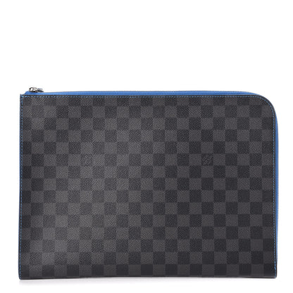Louis Vuitton Damier Graphite Pochette Jour GM 1 of 9