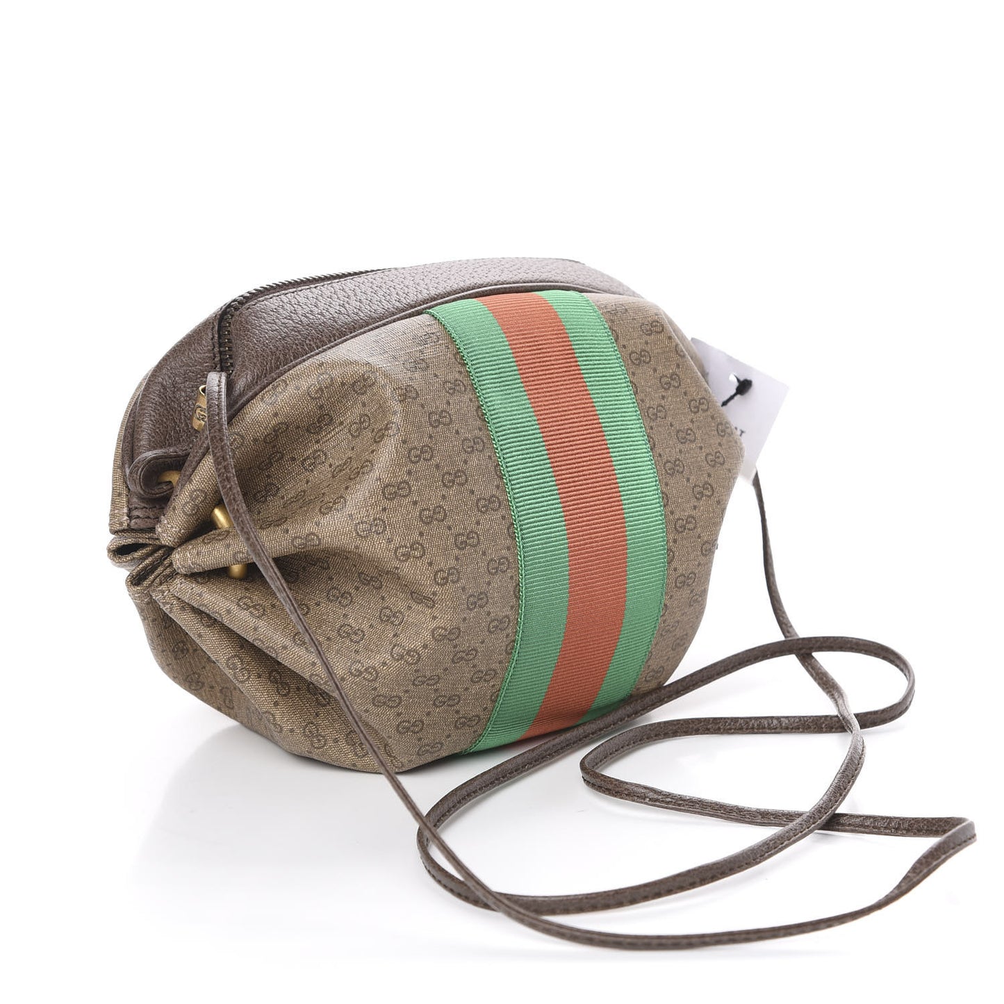 Mini Vintage GG Supreme Monogram Web Butterfly New Candy Crossbody Beige New Acero