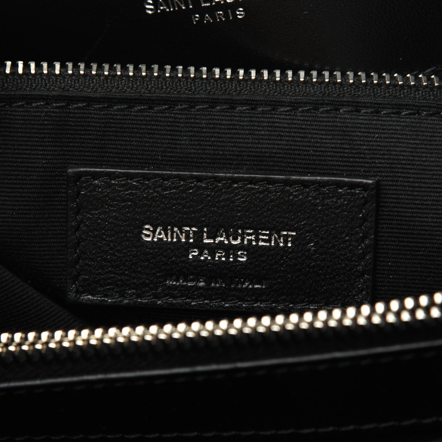 Saint Laurent Calfskin Y Quilted Monogram Medium Loulou Chain Satchel Black 8 of 20