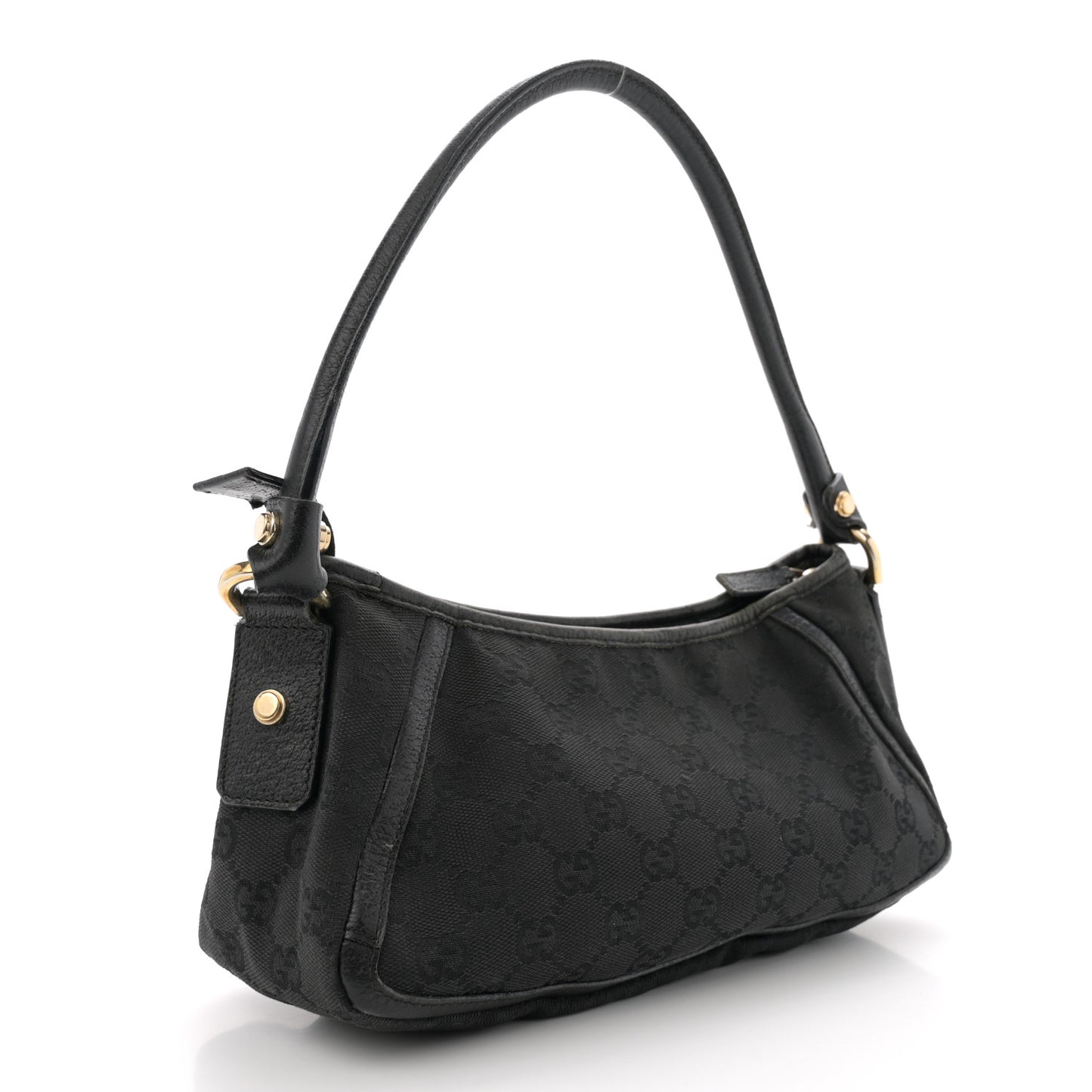 Monogram D Ring Abbey Pochette Black