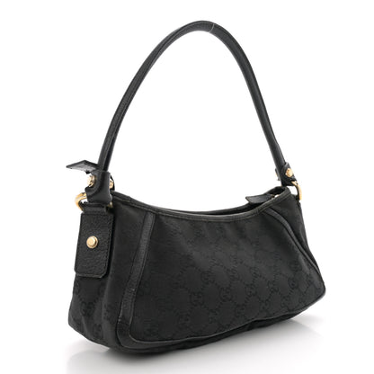 Gucci Monogram D Ring Abbey Pochette Black 3 of 14