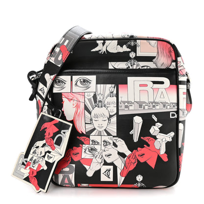 Prada X JAMES JEAN Vitello DNA Flat Messenger Bag Black 1 of 11