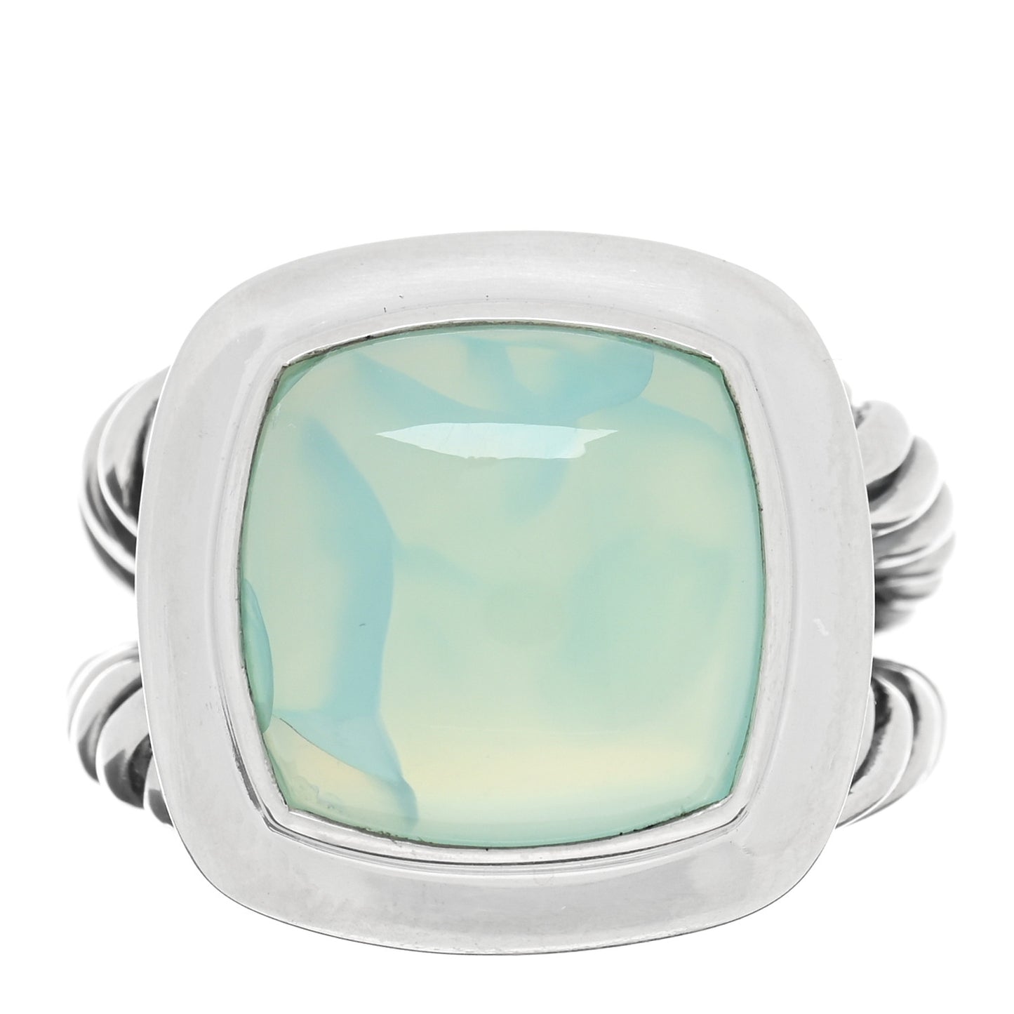 Sterling Silver Chalcedony 14mm Albion Ring 55 7.25