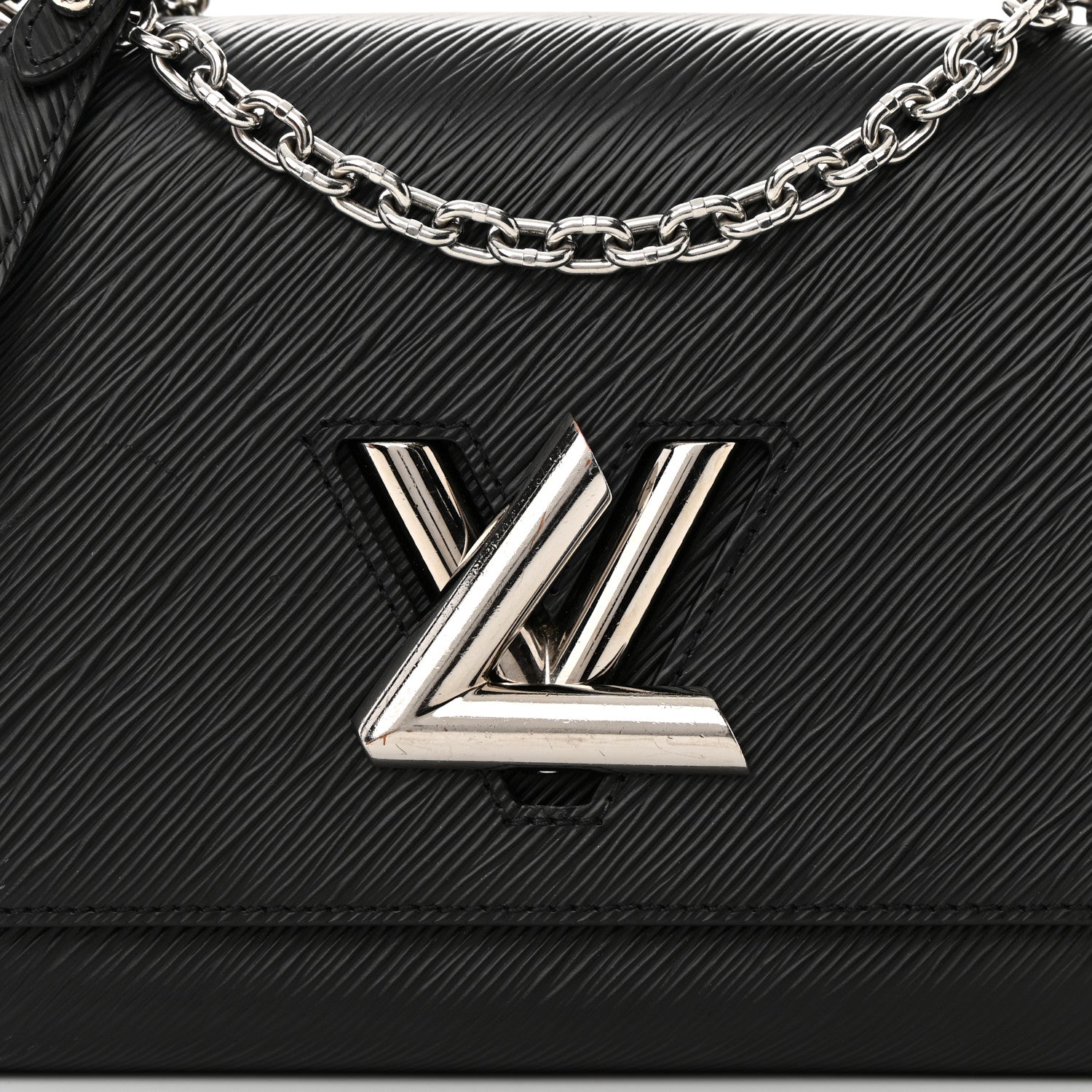 Louis Vuitton LOUIS VUITTON Epi Twist Shoulder Bag MM Black 8 of 20
