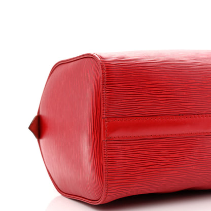 Louis Vuitton Epi Speedy 25 Castillan Red 10 of 11