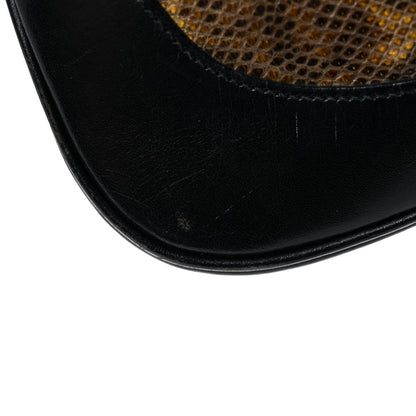 Gucci Lizard Jackie O Hobo Brown 18 of 26