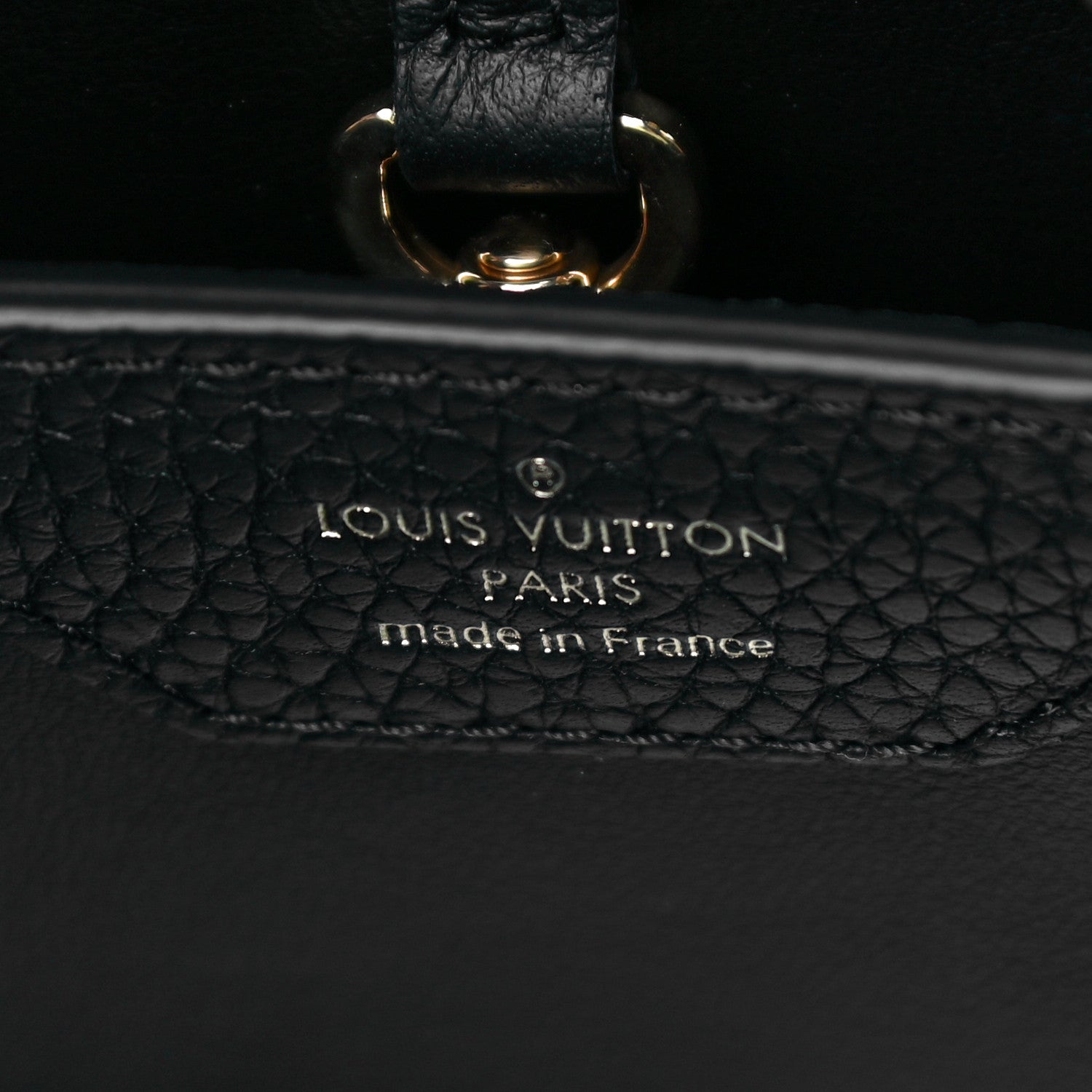 Louis Vuitton Taurillon Capucines BB Black General Blue 8 of 9