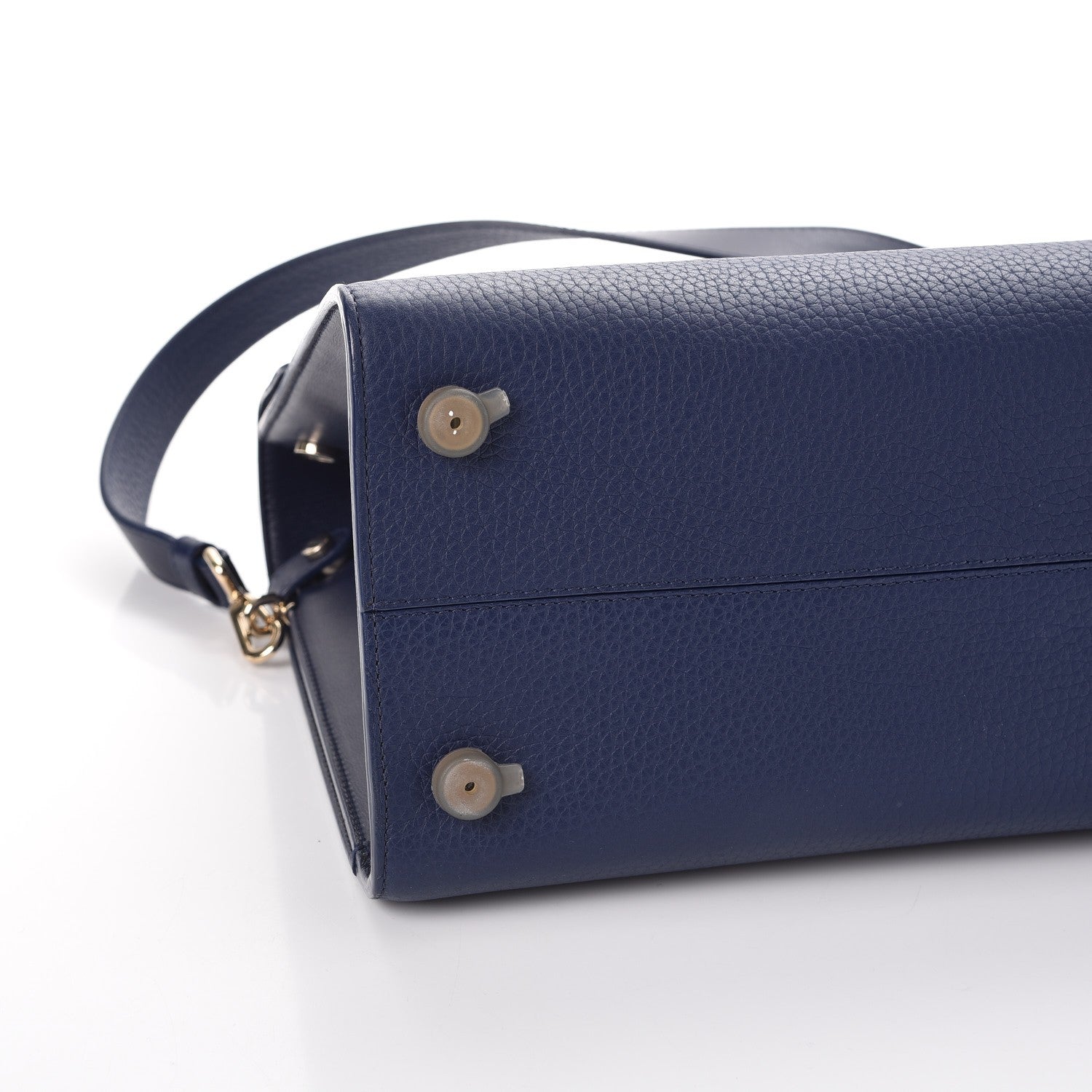 Christian Dior Bullcalf Medium Diorever Flap Navy 8 of 10