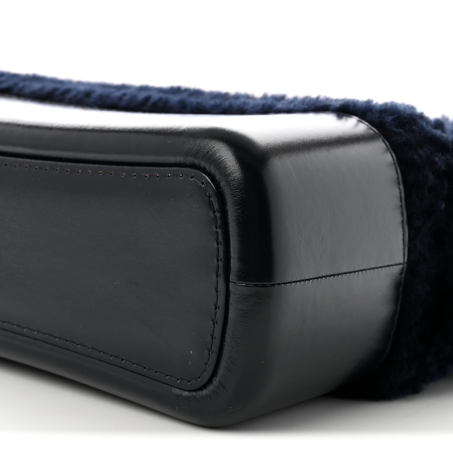 Shearling Medium Gabrielle Hobo Navy