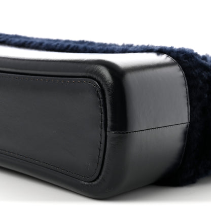 Chanel Shearling Medium Gabrielle Hobo Navy 10 of 10