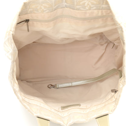 Chanel Nylon Medium Travel Tote Beige 8 of 35