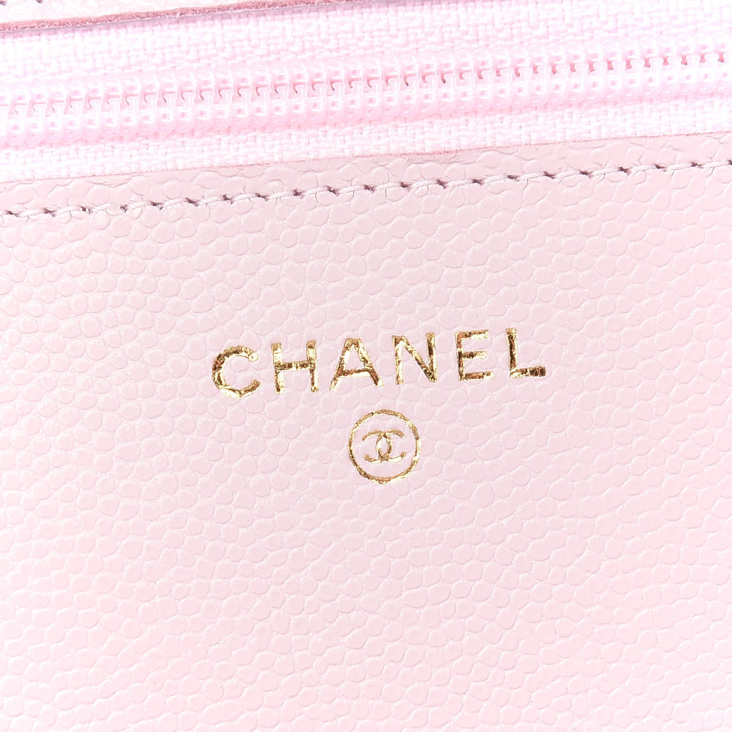 Chanel Caviar Quilted Coco Candy Wallet On Chain WOC Light Pink 6 of 12