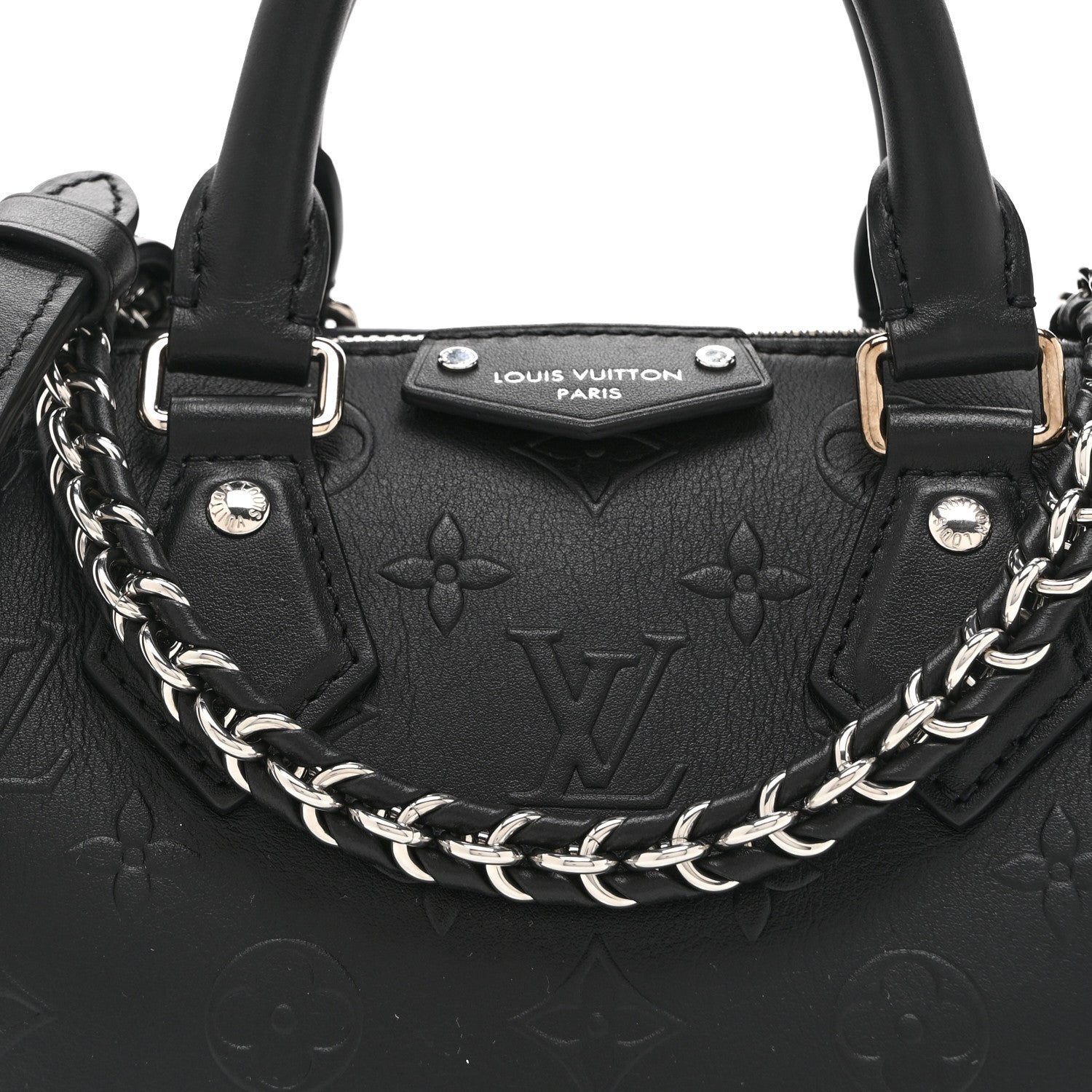 Louis Vuitton Calfskin Monogram Bold Speedy Trunk 20 7 of 9